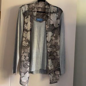 Vera Wang two piece attached blouse